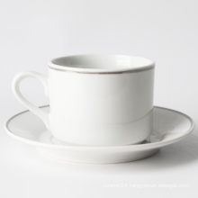 European pastoral small luxury bone coffee cup